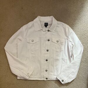 GAP White Jean Denim Jacket Women’s